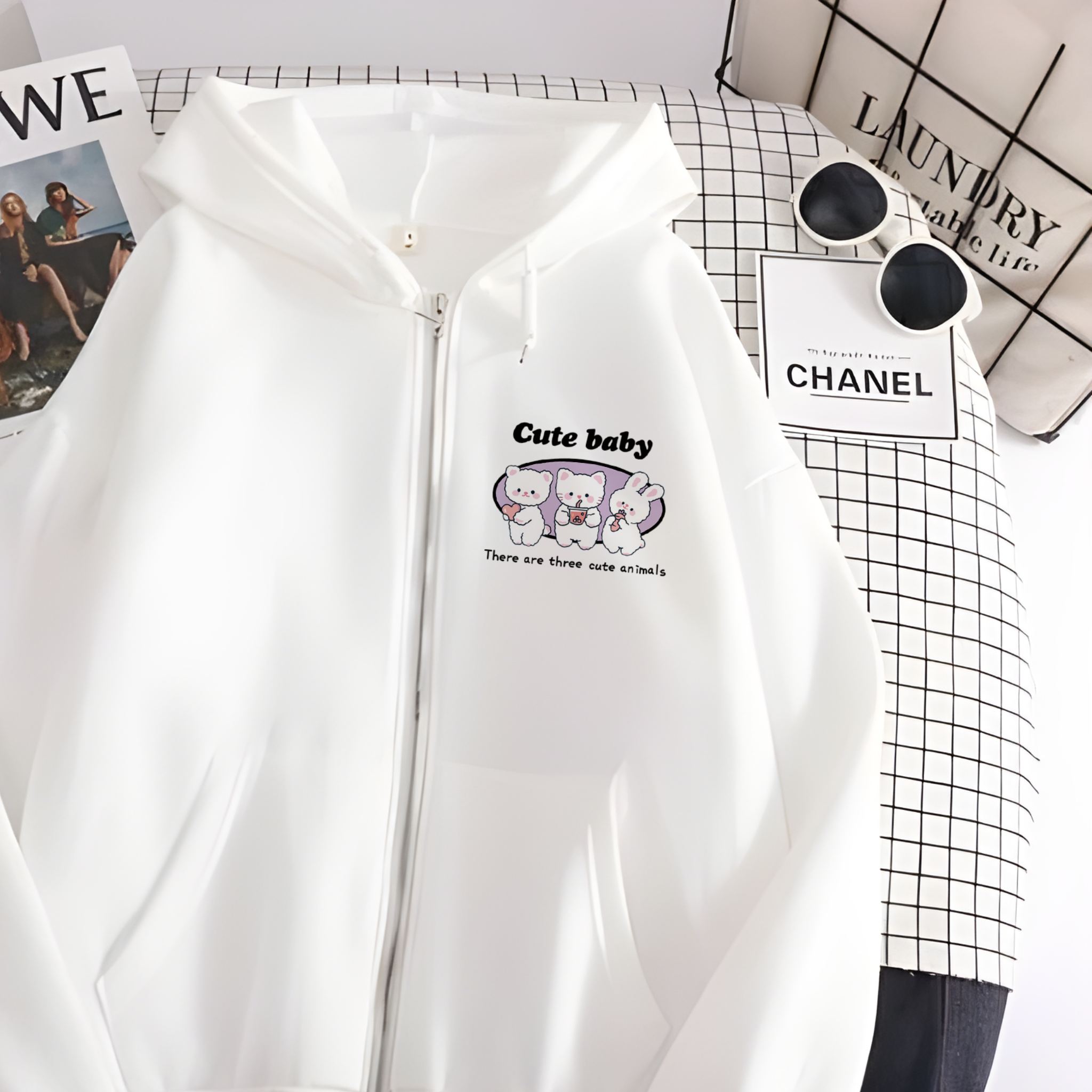 هودي كيوت بيبي بسحاب