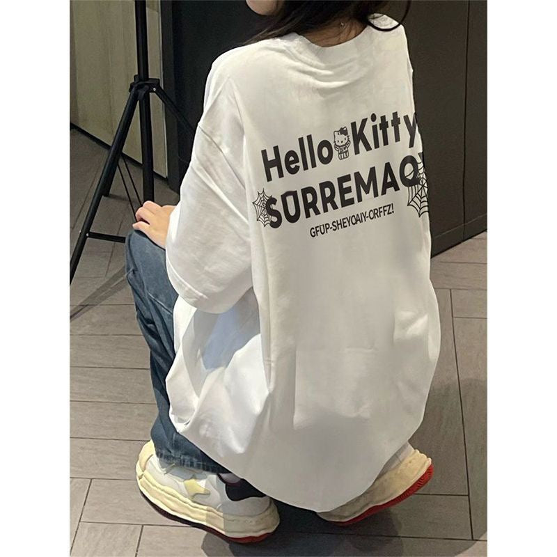 تيشيرت هيلوكتي سكيلتون باللون الابيض