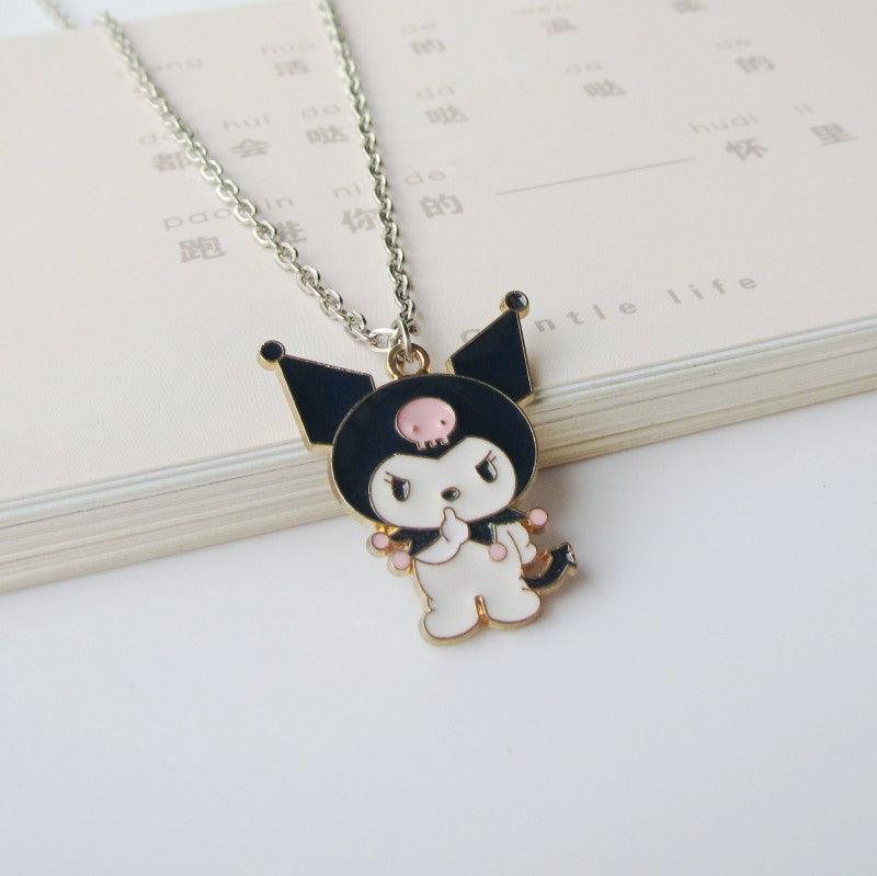 2PCS kuromi and melody best friends necklace - مـوها ستـور