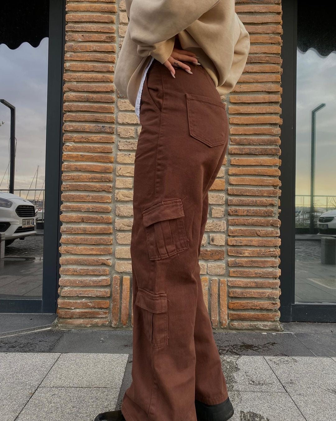 Y2K KARGO WIDE LEG Brown 4303