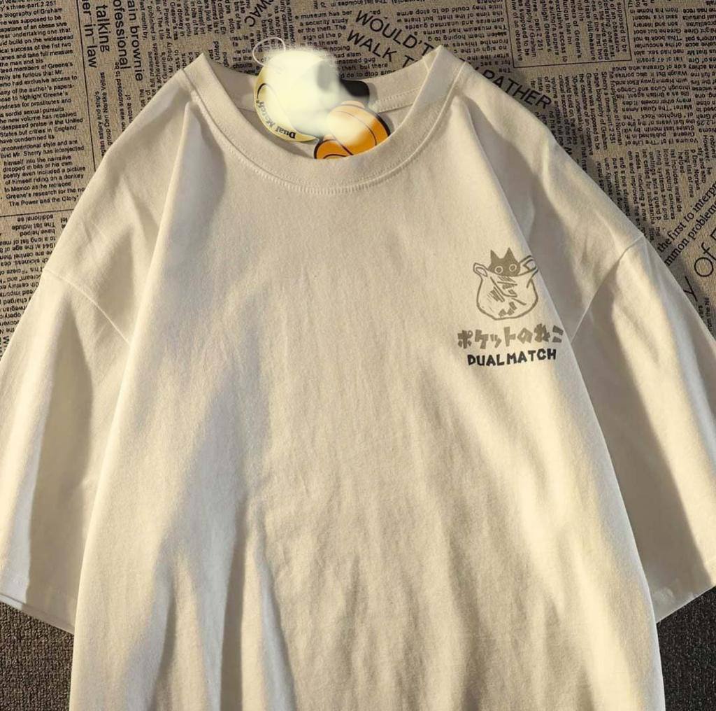 Harajuku Cats t-shirt White