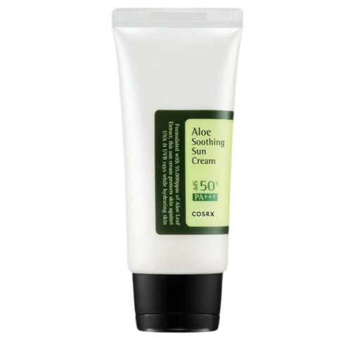 Cosrx Aloe Soothing Sun Cream SPF50 PA+++ - 50ml | كوزركس واقي شمس و مرمم بالالوفيرا - 50 مل