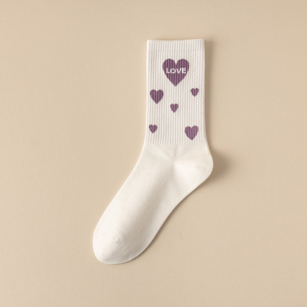 Love heart socks