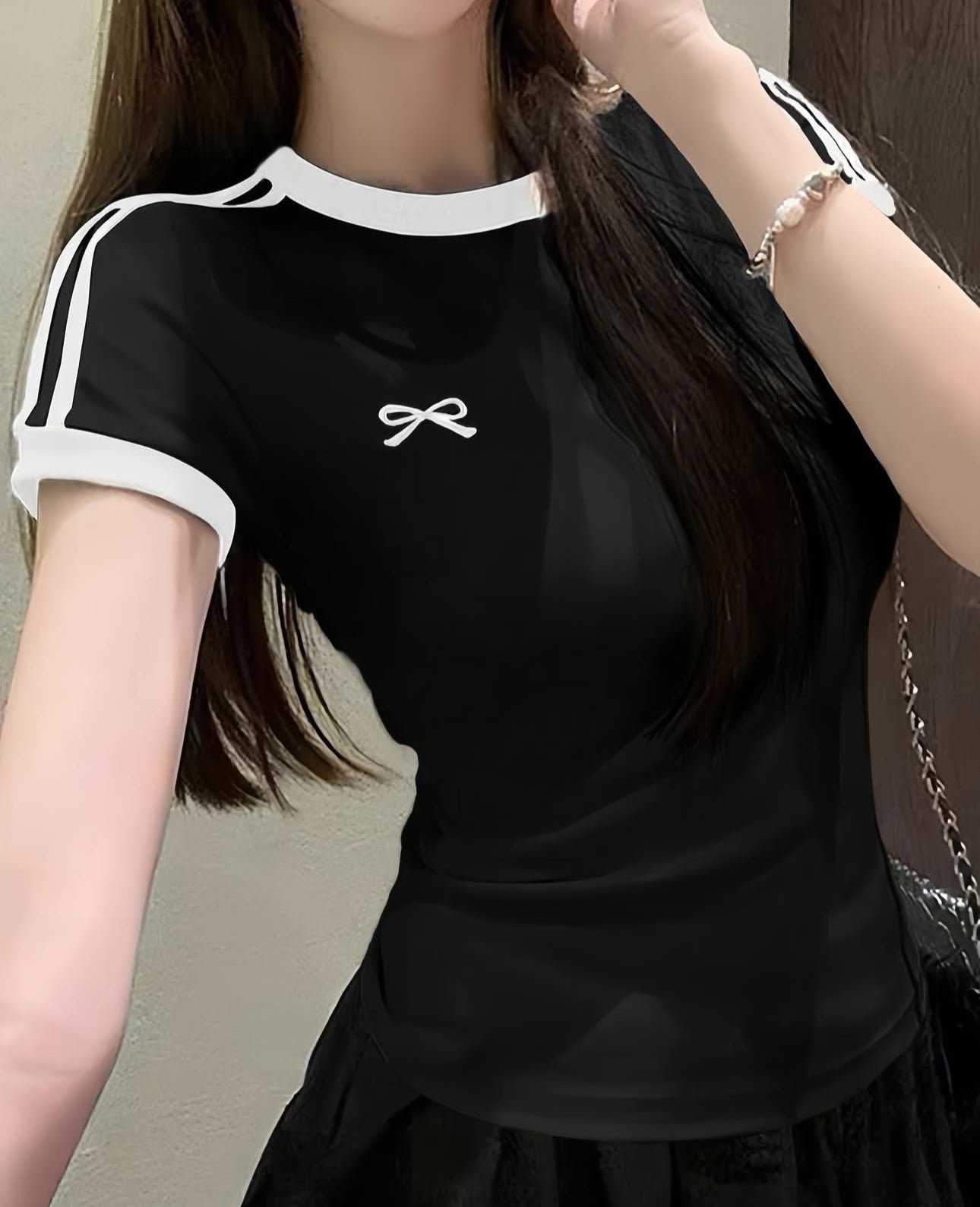 توب فيونكة اسود