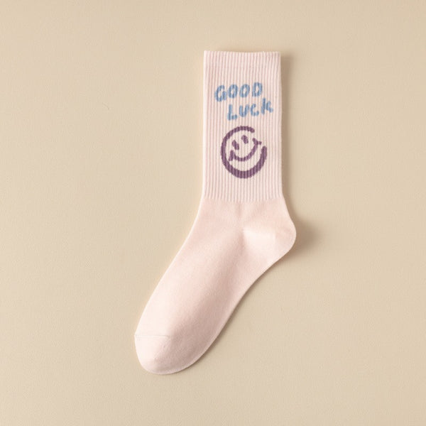 good luck pink socks