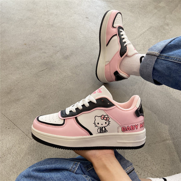 Baby Pink Kitty Cat Sneakers