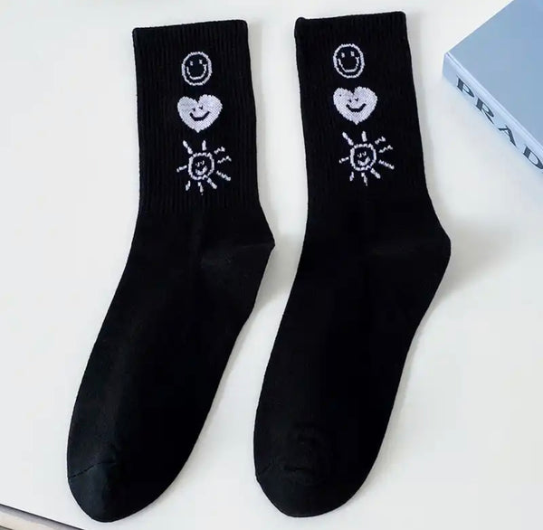 socks Black S216