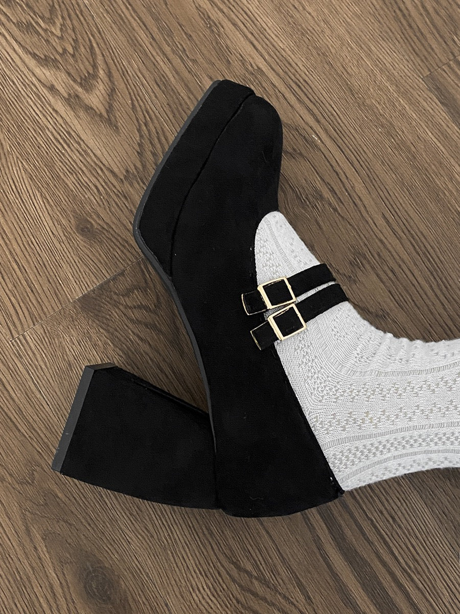 high heel mary jane shoes