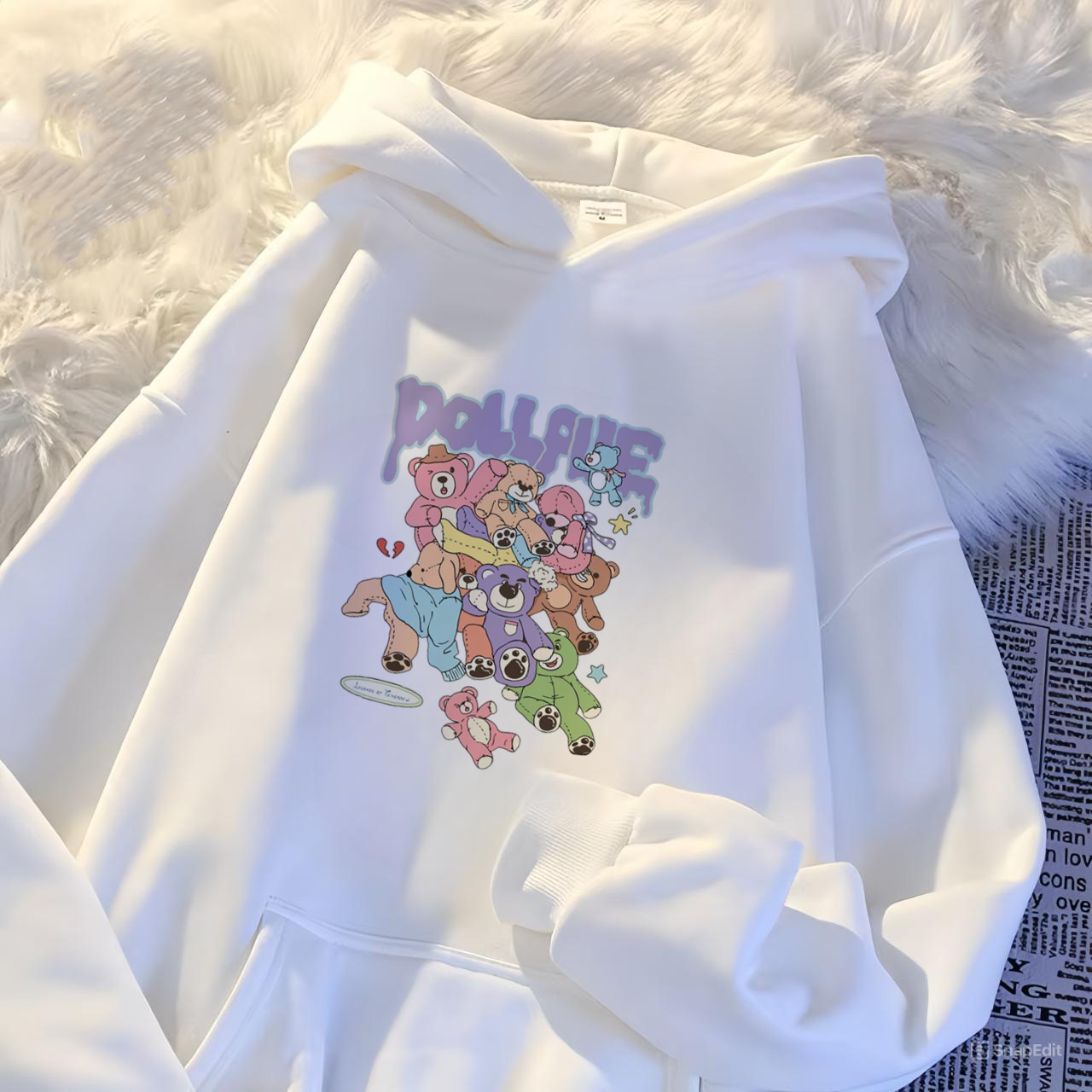 هودی سپی بە چاپی ورچێکی گەورە 