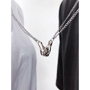 Hand in Hand Couple Necklace - مـوها ستـور
