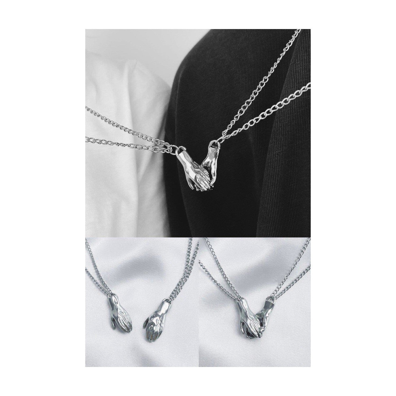 Hand in Hand Couple Necklace - مـوها ستـور