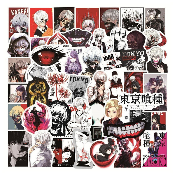 50Pcs Tokyo Ghoul Sticker - مـوها ستـور