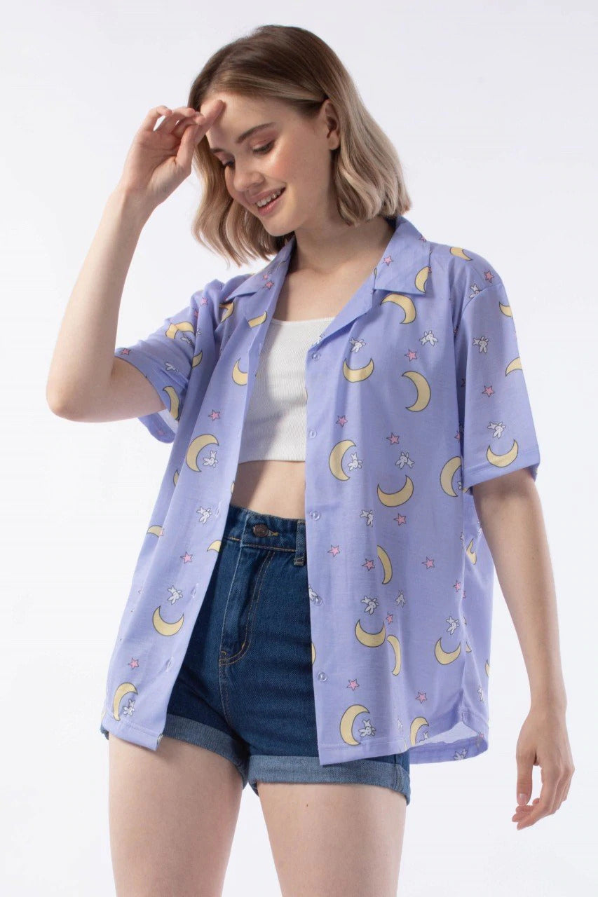 Purple Moon Unisex Shirt - مـوها ستـور