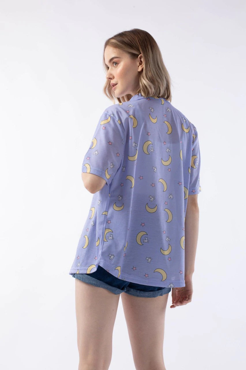 Purple Moon Unisex Shirt - مـوها ستـور