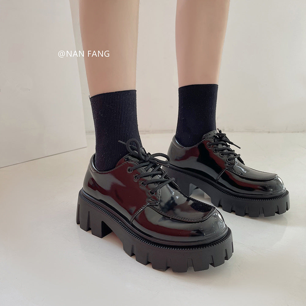 Loafers new platform shoes British style - مـوها ستـور