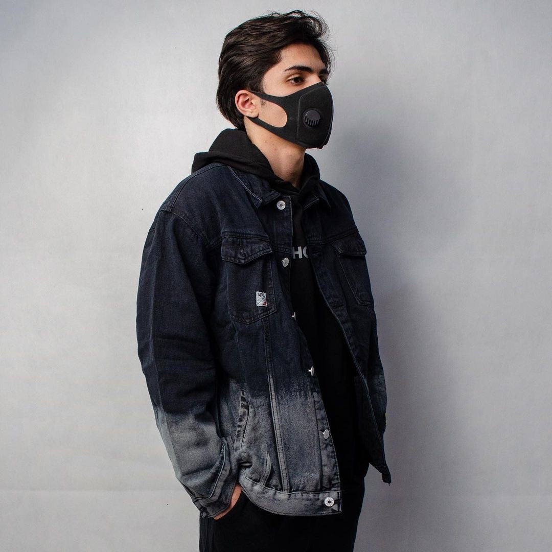 Denim jacket gradient color - مـوها ستـور