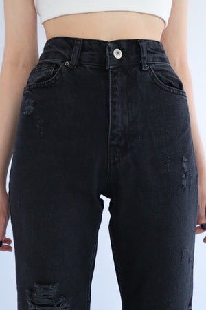Momjeans Black - مـوها ستـور