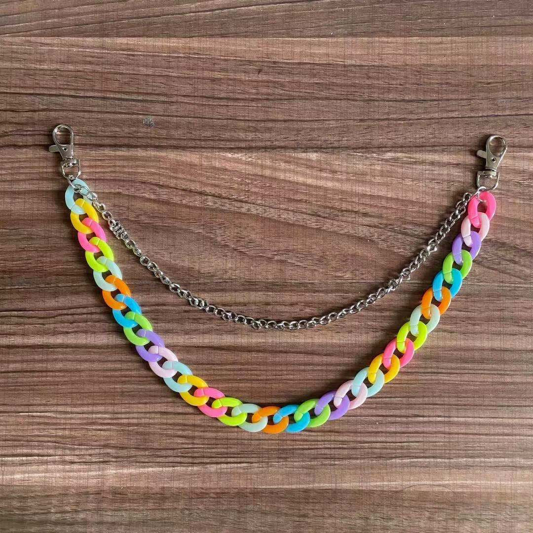 chain casual punk jeans waist - مـوها ستـور