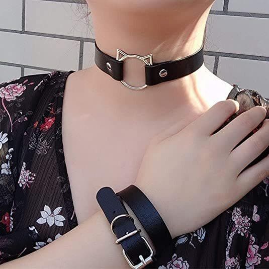 Cat Collar Choker Necklace - مـوها ستـور