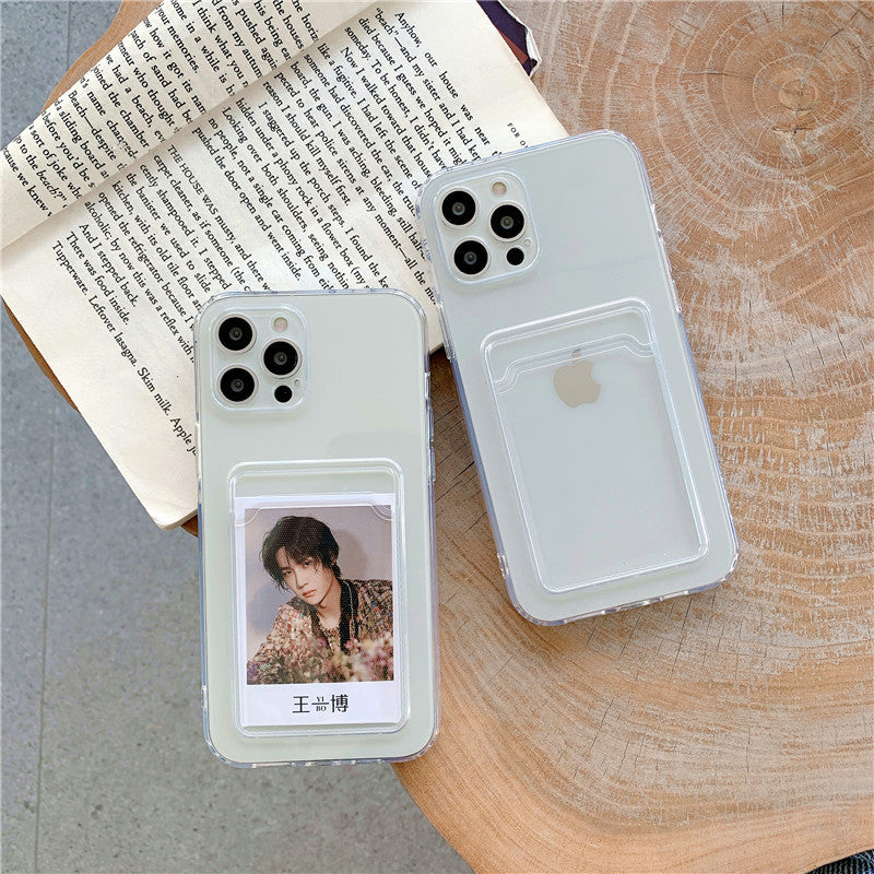 iphone case Transparent card sleeve - مـوها ستـور