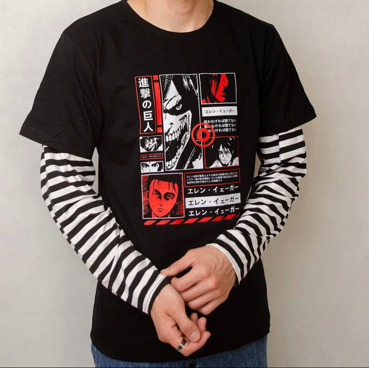 Eren Unisex Long Sleeve T-shirt - مـوها ستـور