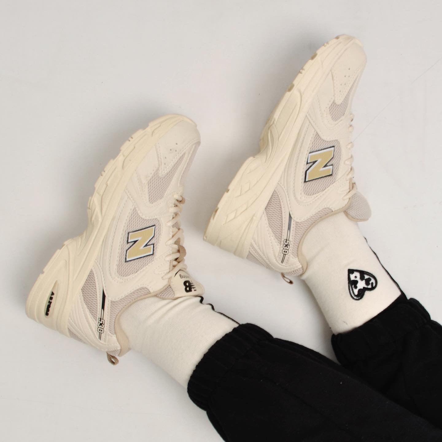 NEW BALANCE SHOES NB 530 beige