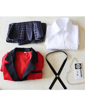 Kakegurui Cosplay Costumes Jabami Yumeko Full Set - مـوها ستـور