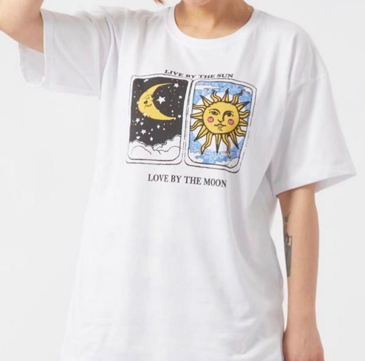 Live By The Sun T-shirt - مـوها ستـور
