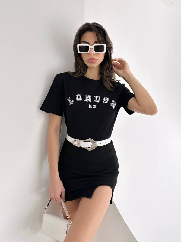 Black London 1630 T-shirt