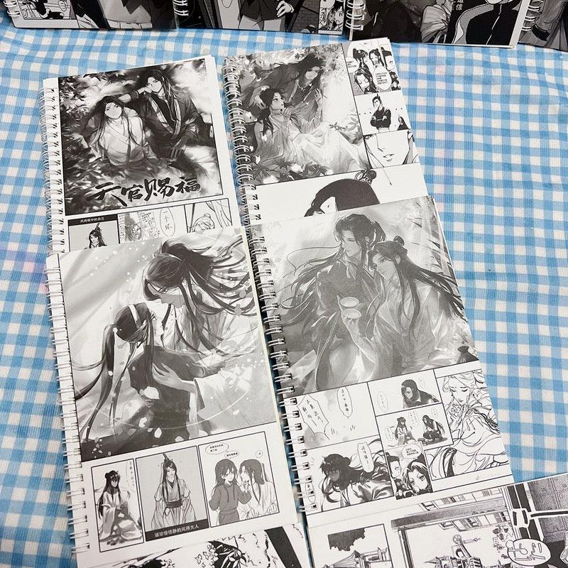 4 pieces manga art notebook - مـوها ستـور