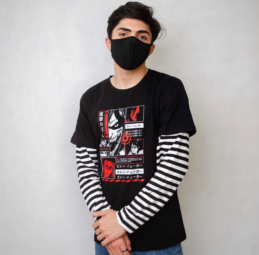 Eren Unisex Long Sleeve T-shirt - مـوها ستـور