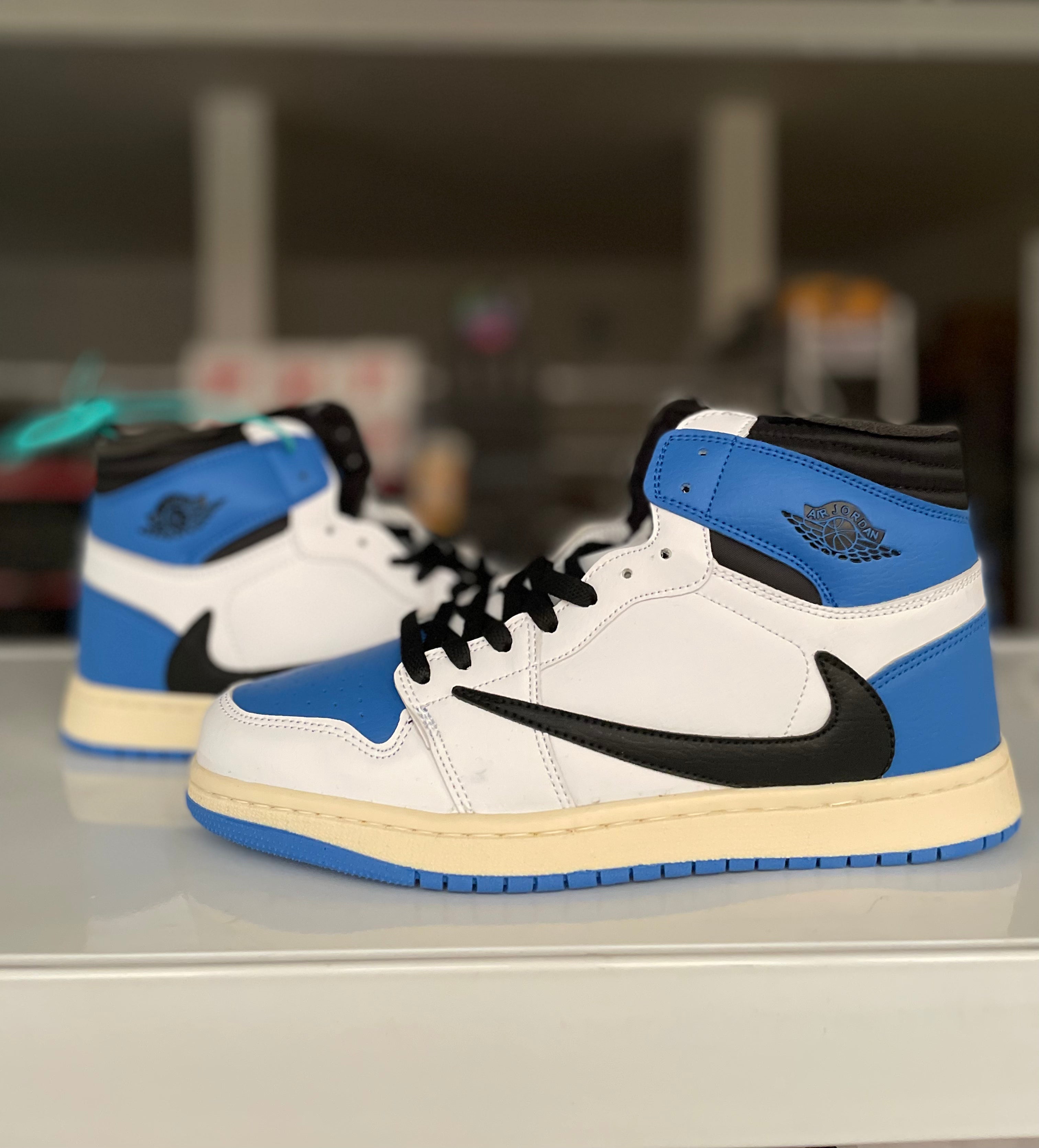 air jordan 1 travis scott blue - مـوها ستـور