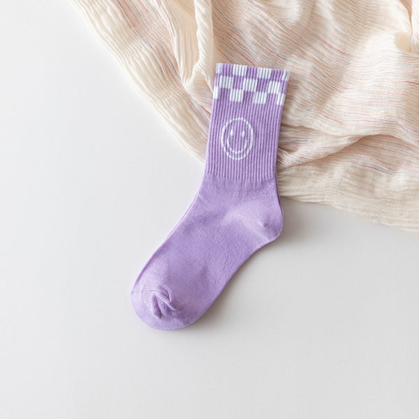 purple socks