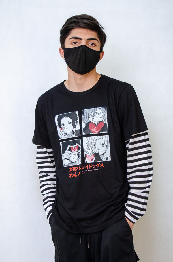 Bungou stray dogs long-sleeved T-shirt - مـوها ستـور
