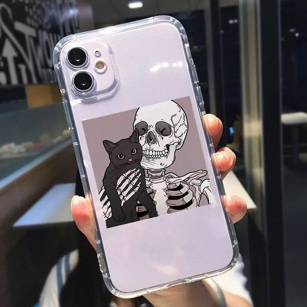 Skull Cat iPhone case - مـوها ستـور