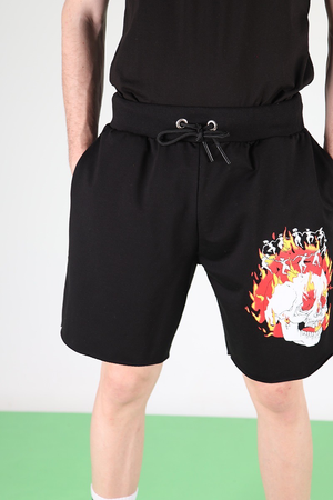 fire skull - short - مـوها ستـور
