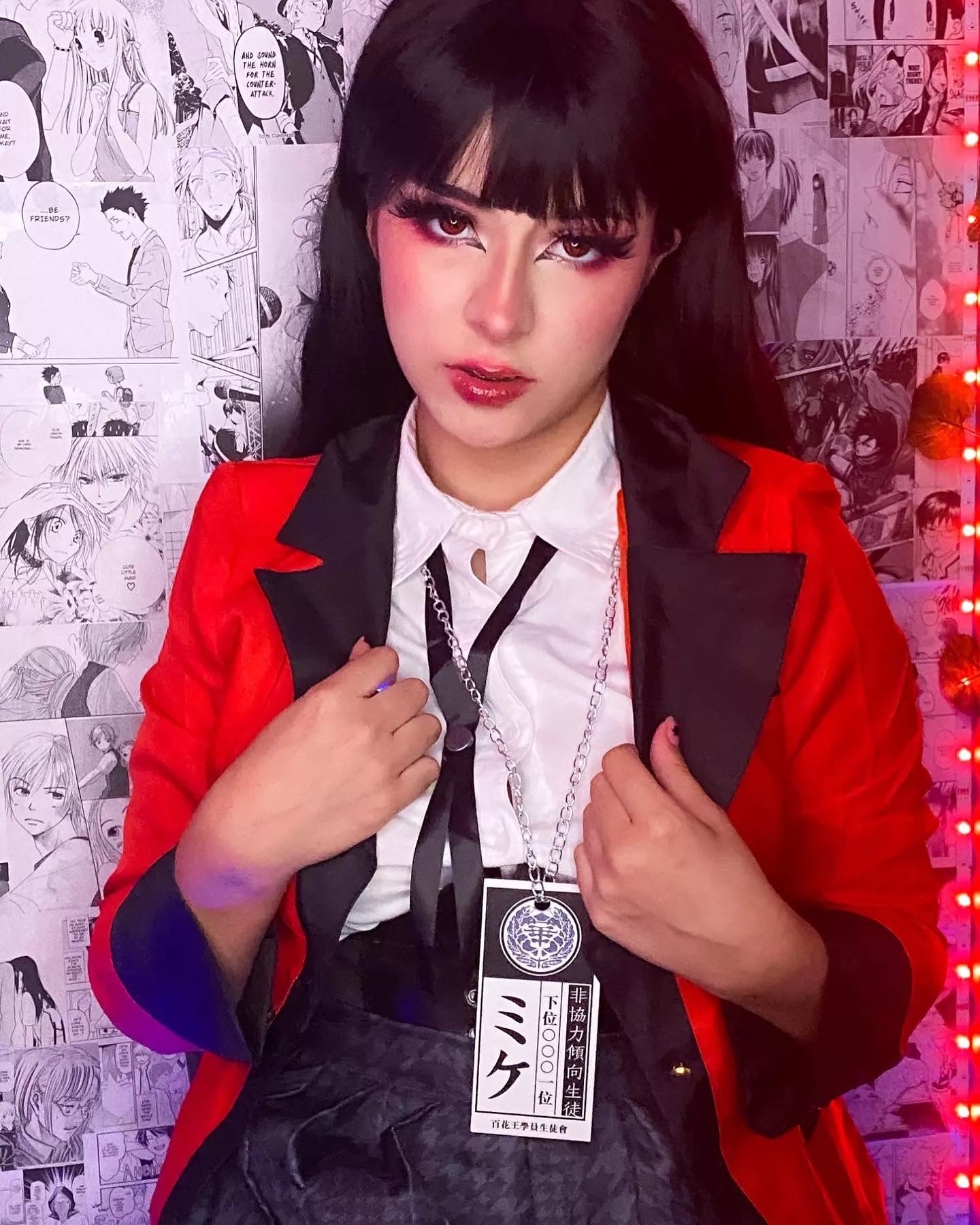 Kakegurui Cosplay Costumes Jabami Yumeko Full Set - مـوها ستـور