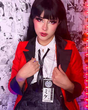Kakegurui Cosplay Costumes Jabami Yumeko Full Set - مـوها ستـور