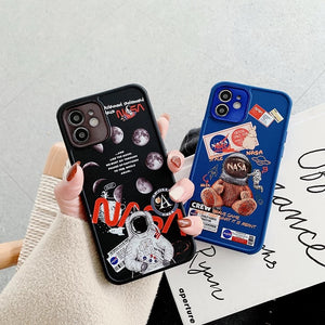 Nasa Black iPhone case - مـوها ستـور