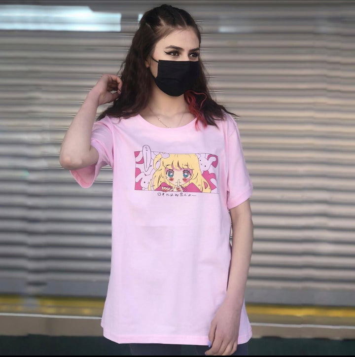 Harajuku Girl Unisex T-Shirt - مـوها ستـور