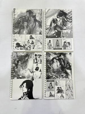 4 pieces manga art notebook - مـوها ستـور