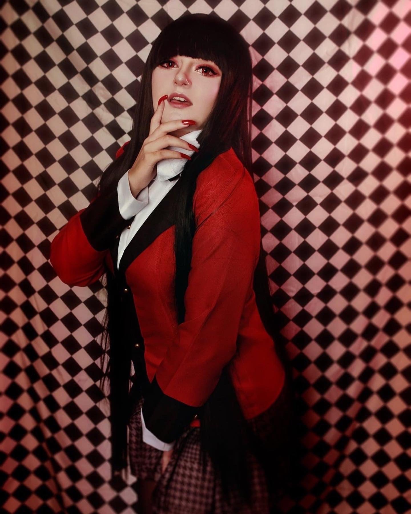 Kakegurui Cosplay Costumes Jabami Yumeko Full Set - مـوها ستـور