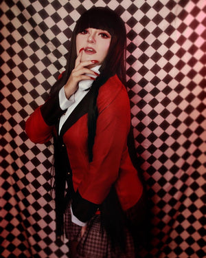 Kakegurui Cosplay Costumes Jabami Yumeko Full Set - مـوها ستـور