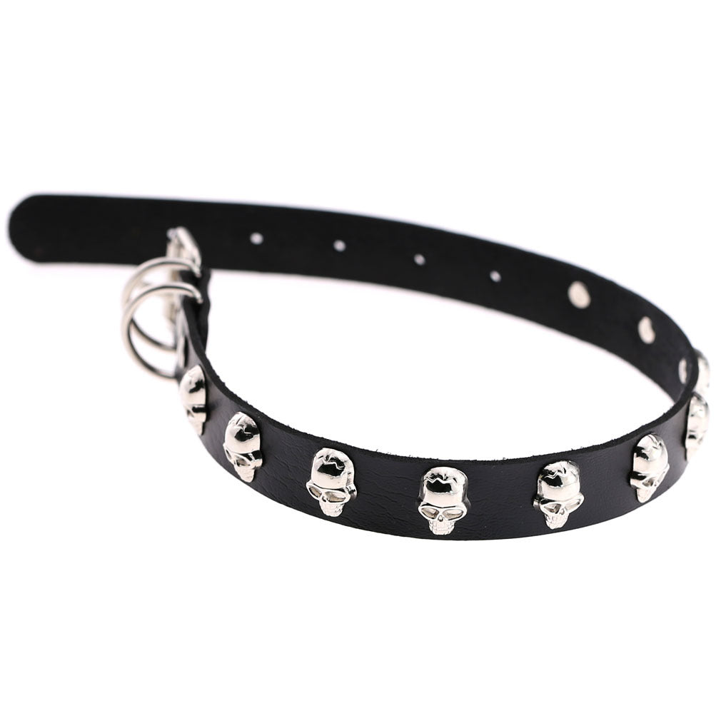 skull collar neck chain - مـوها ستـور
