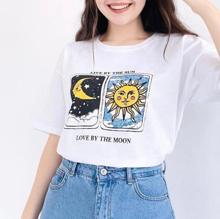 Live By The Sun T-shirt - مـوها ستـور