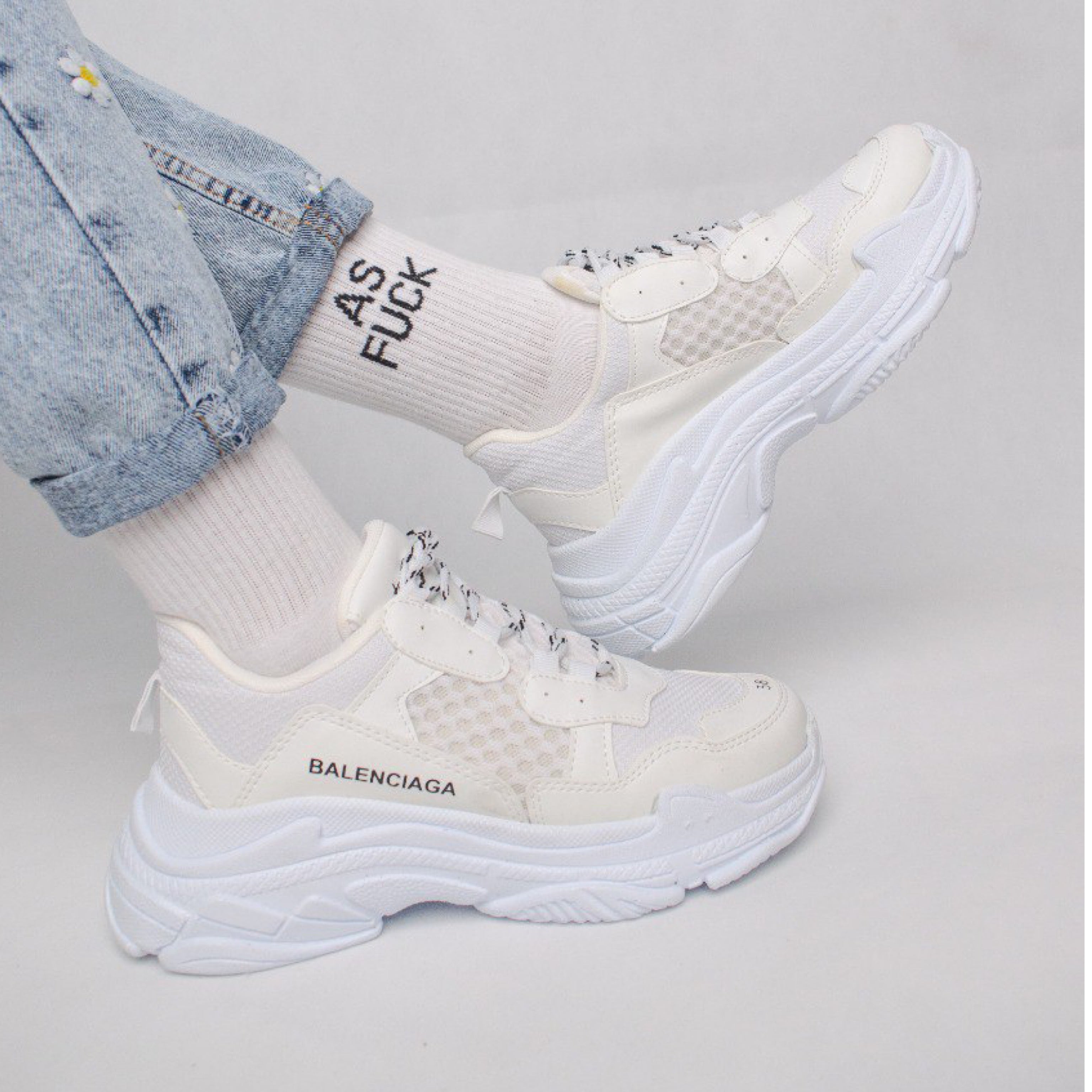 White shoes brand bancleca - مـوها ستـور