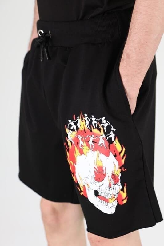 fire skull - short - مـوها ستـور