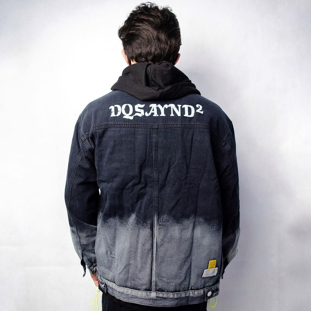 Denim jacket gradient color - مـوها ستـور