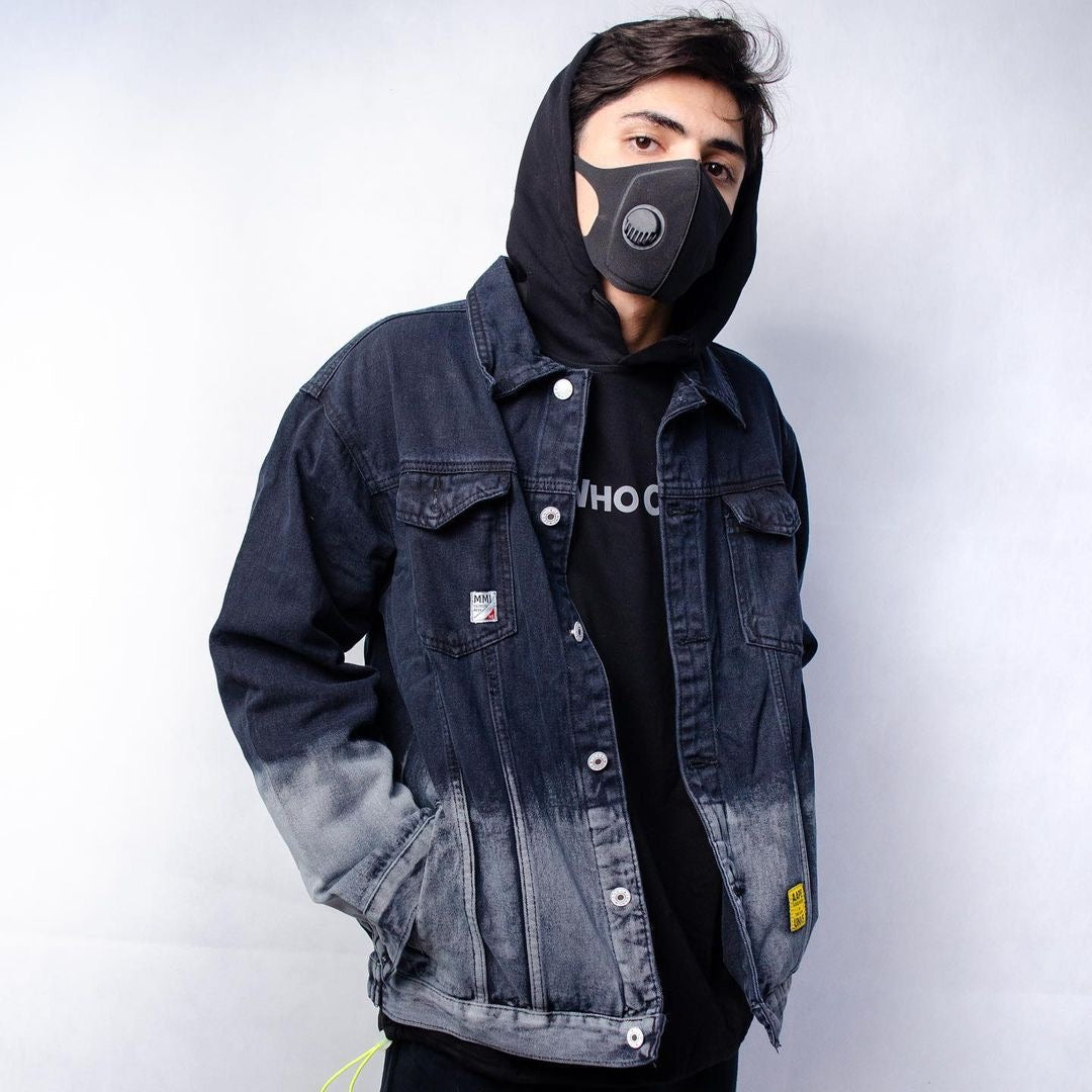 Denim jacket gradient color - مـوها ستـور