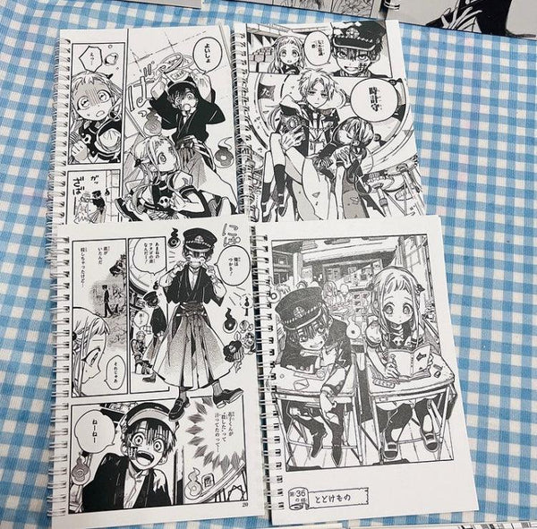 4 pieces manga art notebook - مـوها ستـور
